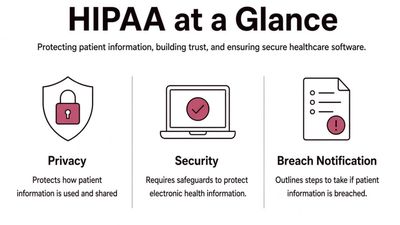 What Is HIPAA and Why It Matters for Healthcare Software (illustration)