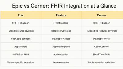 Epic vs Cerner: Which EHR Is Easier to Integrate With? (illustration)