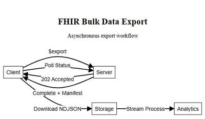 FHIR Bulk Data Export: Powering Population Health and Analytics (illustration)