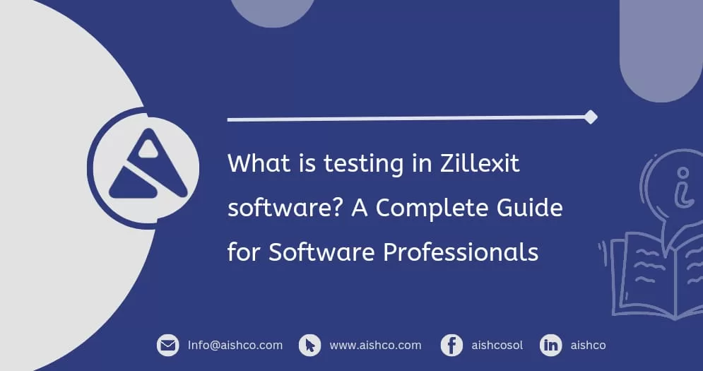 what is testing in zillexit software