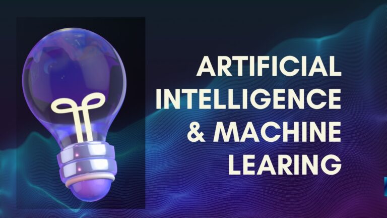 ARTIFICIAL INTELLIGENCE AND Machine learning